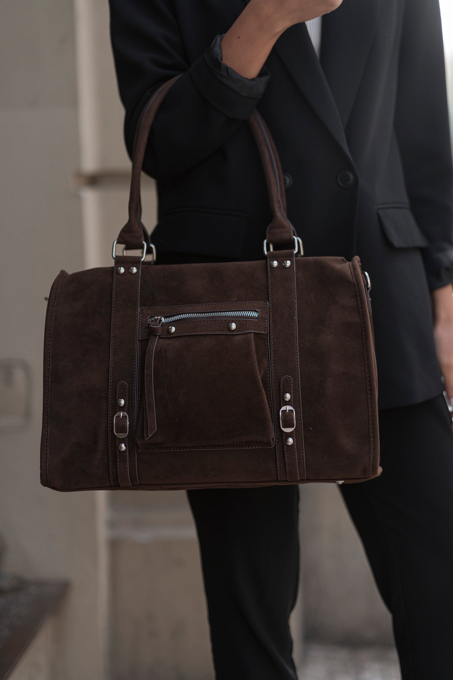 MALA DE OMBRO FLORA & CO