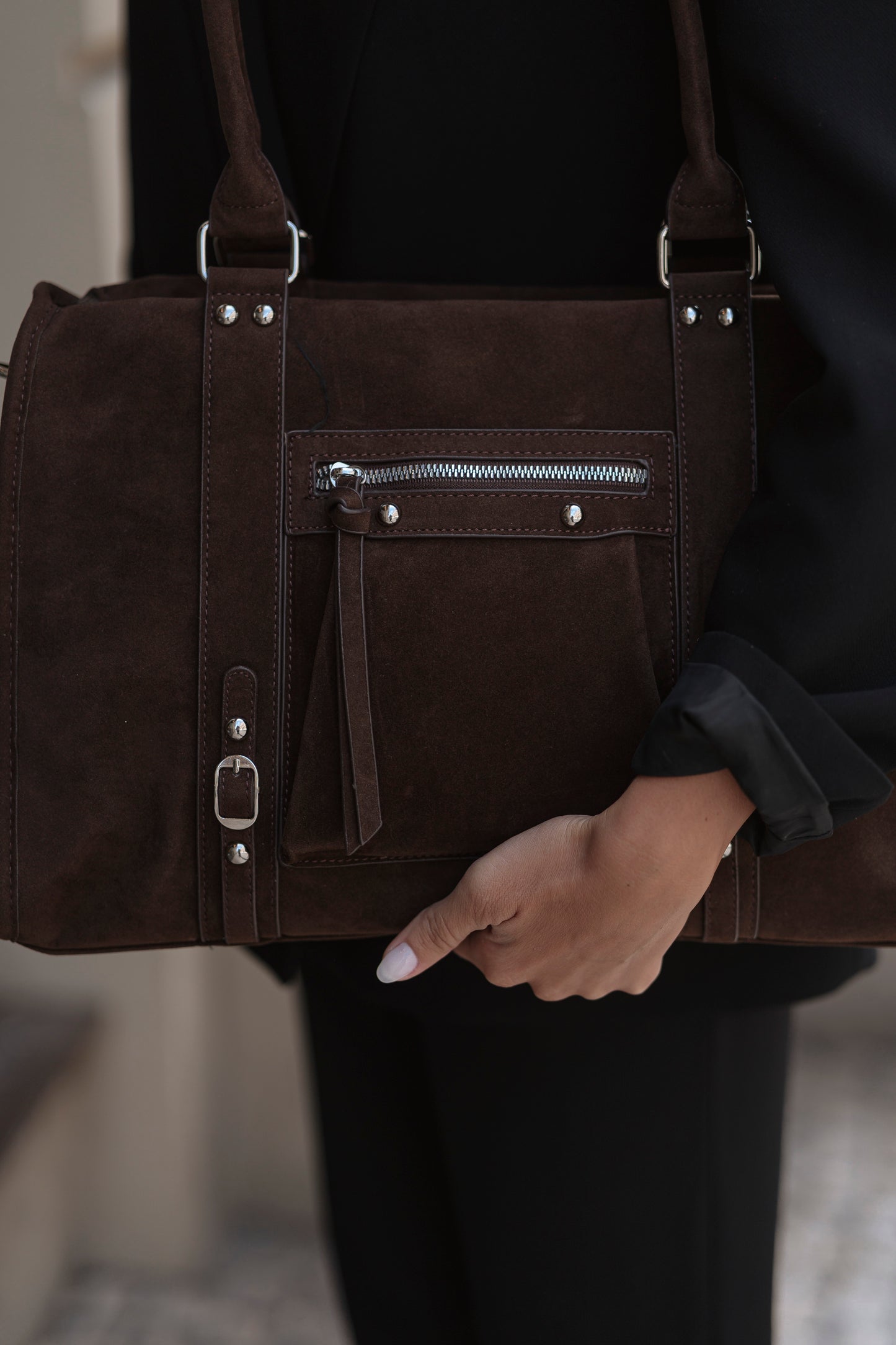 MALA DE OMBRO FLORA & CO