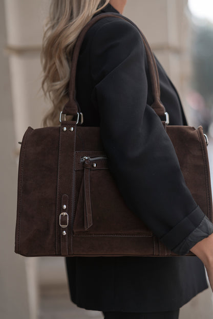 MALA DE OMBRO FLORA & CO