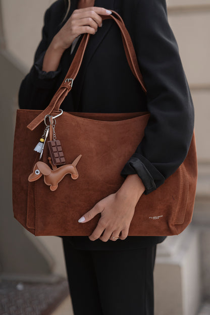 MALA DE OMBRO FLORA & CO