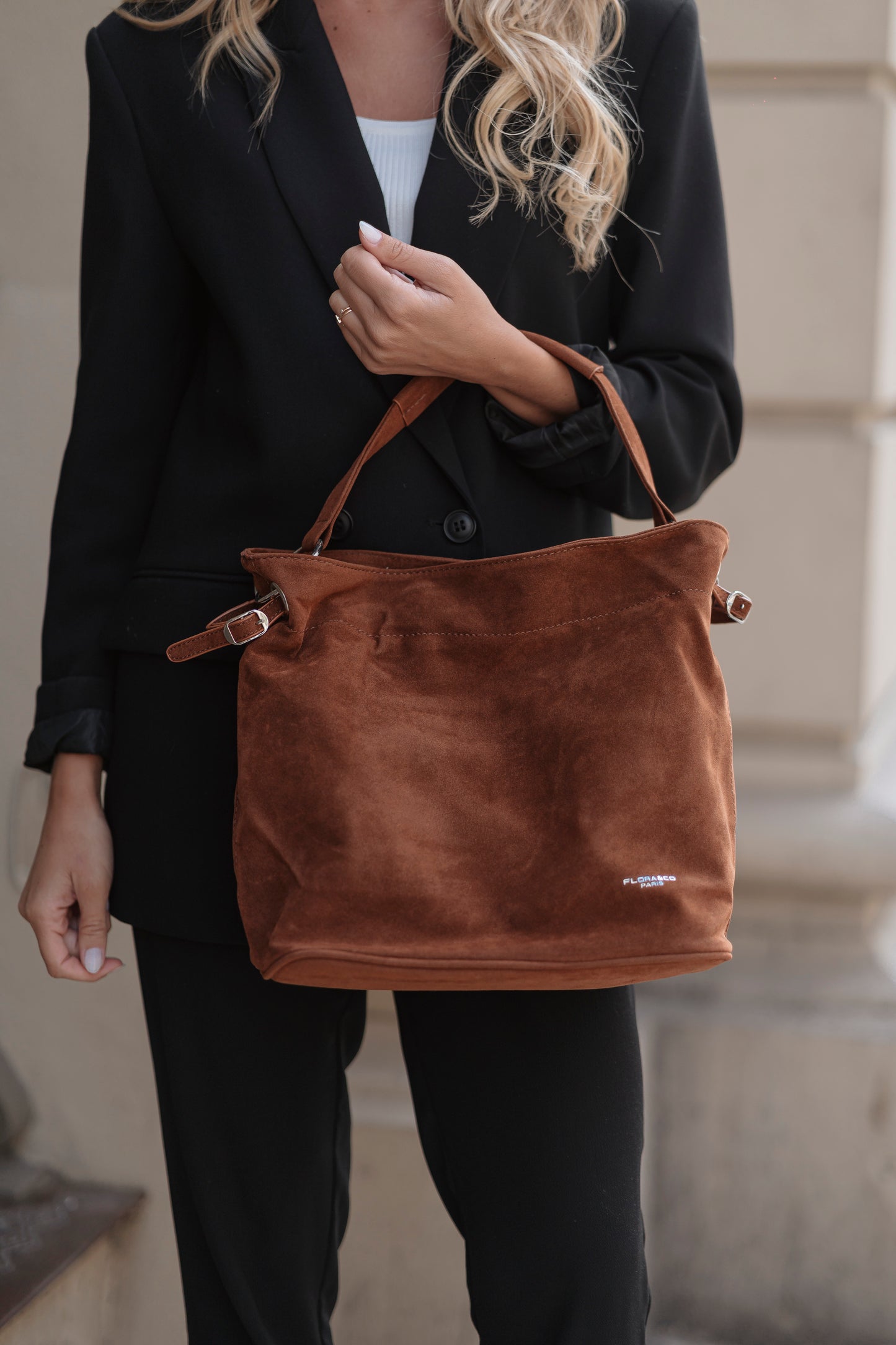 MALA DE OMBRO FLORA & CO