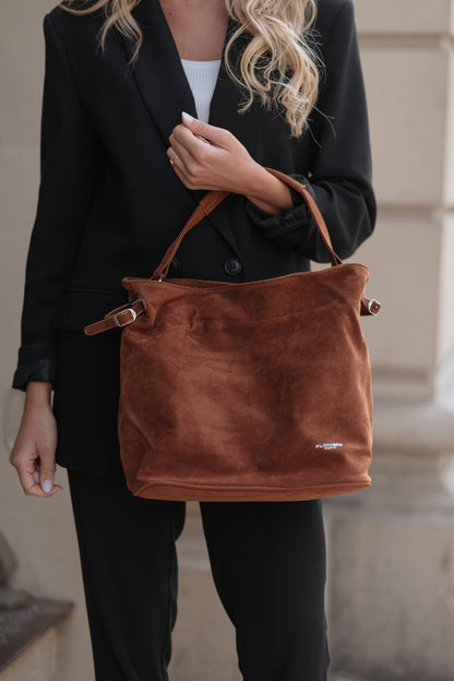 MALA DE OMBRO FLORA & CO