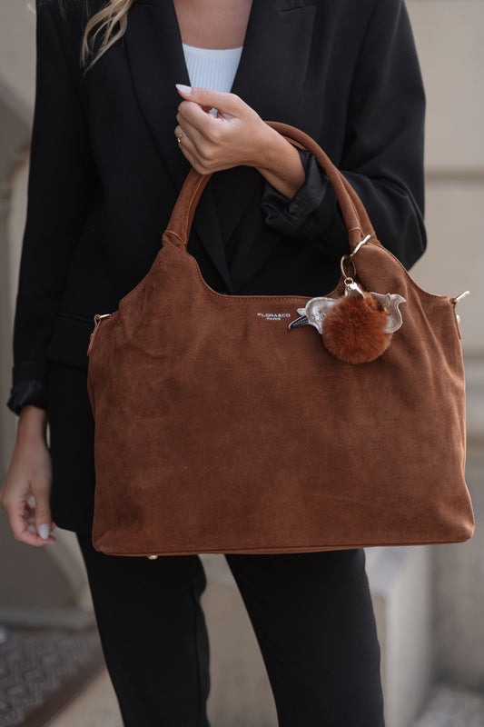 MALA DE OMBRO FLORA & CO