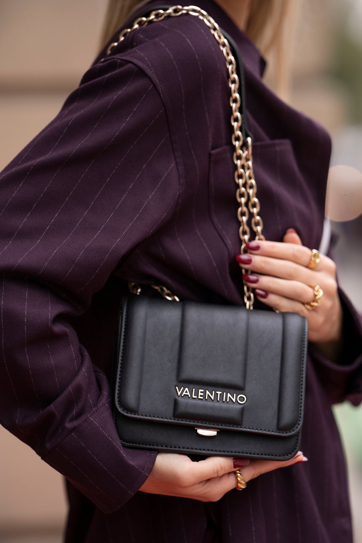 MALA TIRACOLO " BRASS " BY VALENTINO