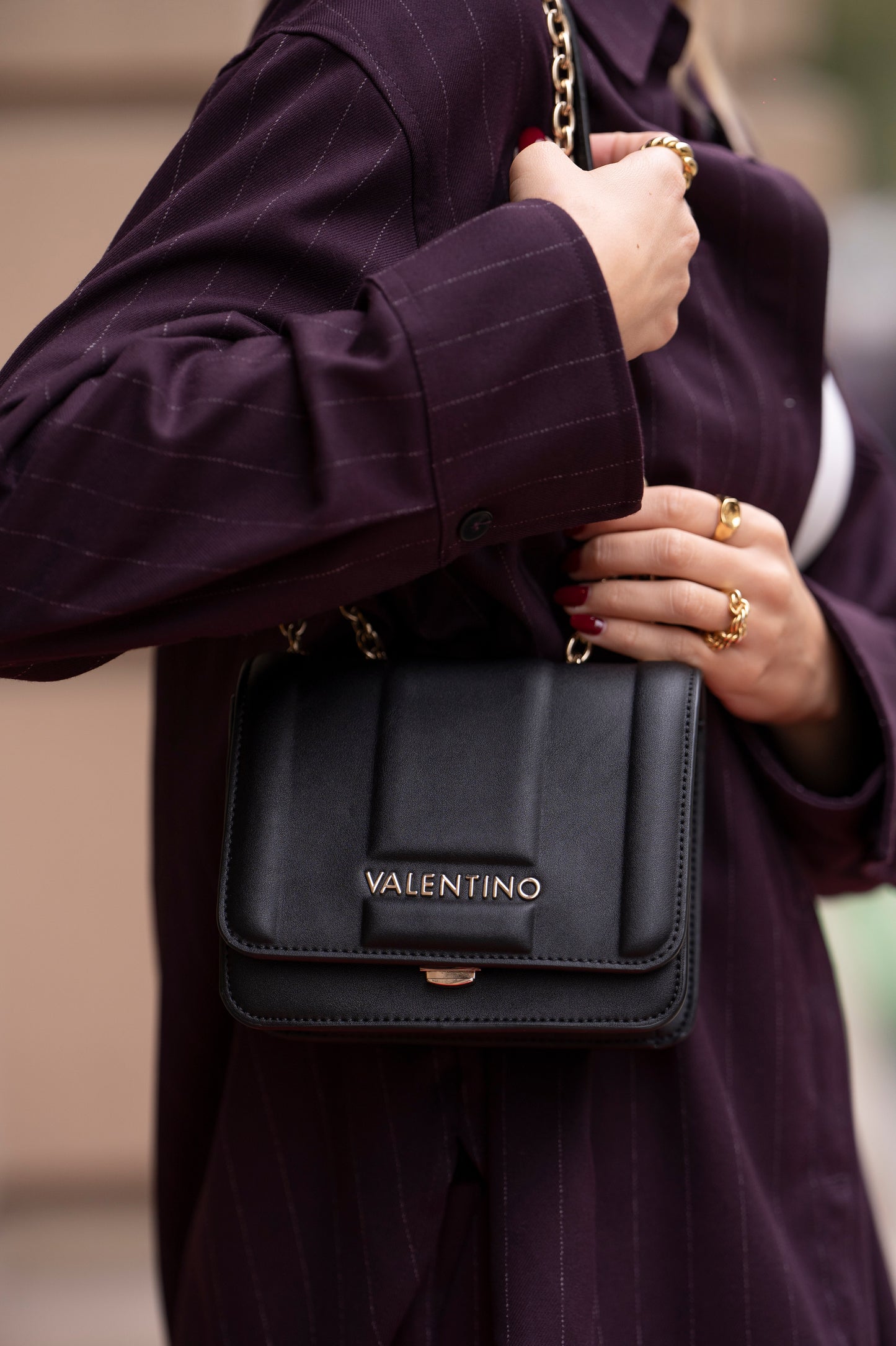 MALA TIRACOLO " BRASS " BY VALENTINO